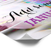 Fantasy Rave Evenement Aanpasbare Poster Sjabloon  (Hoek)