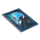 Fantasy Raven & Moon Inspirerend Art Notitieboek (Rechterzijde)