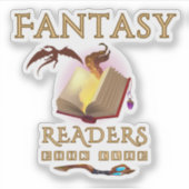 Fantasy Reader Book Club Bookish Sticker (Voorkant)
