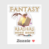 Fantasy Reader Book Club Bookish Sticker (Vel)