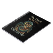 Fantasy Reading Dragon Librarian | De zoektocht va Notitieboek (Linkerzijde)