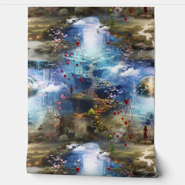 Fantasy Realms of Magic Scenery design Behang (Afrollen)