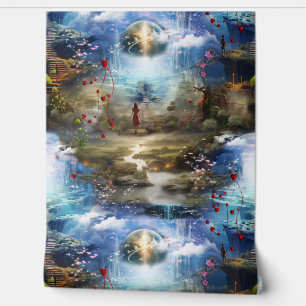 Fantasy Realms of Magic Scenery design Behang