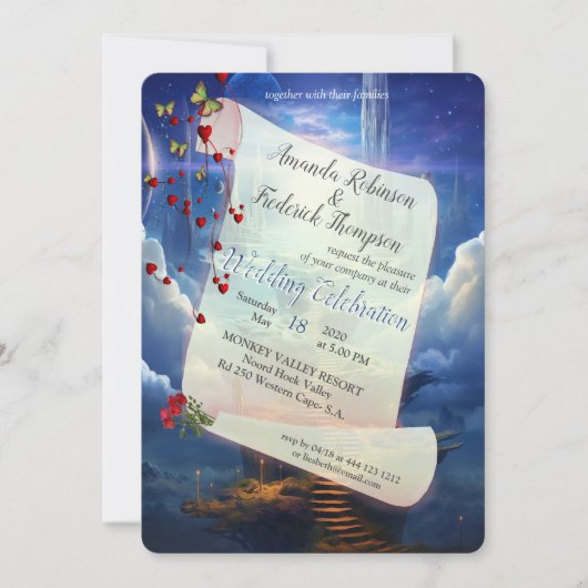 Fantasy Realms of Magic Scenery design Kaart (Voorkant)