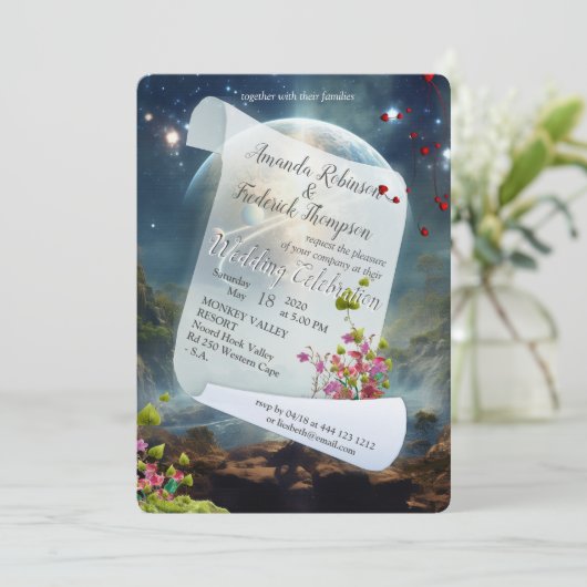 Fantasy Realms of Magic Scenery design Kaart (Staand voorkant)