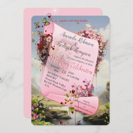 Fantasy Realms of Magic Scenery design Kaart (Voorkant / Achterkant)