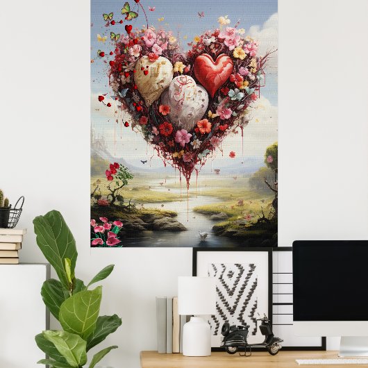 Fantasy Realms of Magic Scenery design Poster (Thuiskantoor)