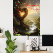 Fantasy Realms of Magic Scenery design Poster (Thuiskantoor)