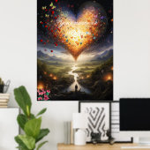 Fantasy Realms of Magic Scenery design Poster (Thuiskantoor)