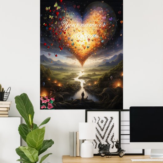 Fantasy Realms of Magic Scenery design Poster (Thuiskantoor)