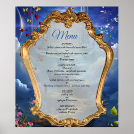 Fantasy Realms of Magic Scenery design Poster