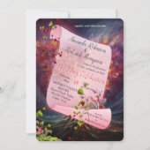 Fantasy Realms of Magic Scenery design Uitnodiging (Voorkant)