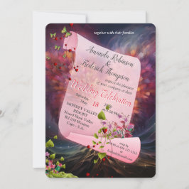 Fantasy Realms of Magic Scenery design Uitnodiging