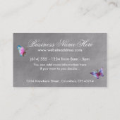 Fantasy Redhead Mooi Roos Woman Visitekaartje (Achterkant)