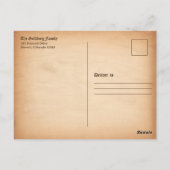 Fantasy Ridder Middeleeuwse Bar Mitswa Sla de Datu Briefkaart (Achterkant)