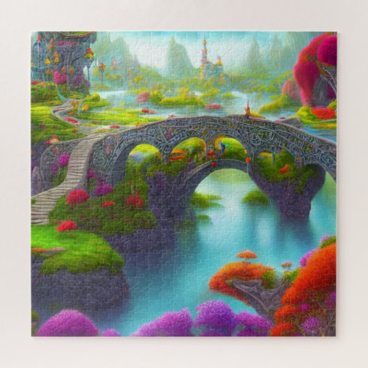 Fantasy River Gardens Legpuzzel (Horizontaal)