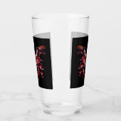 Fantasy Robijn Rode Draak Vlam Mythologische Kunst Glas (Links)