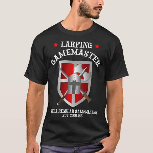 Fantasy Role Playing Quote for Swordfighting and L T-shirt (Voorkant)