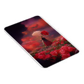 Fantasy Roos Veld onder de hemel Magneet (Rechterzijde)