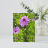 Fantasy Roze Dahlia Briefkaart (Staand voorkant)