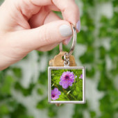 Fantasy Roze Dahlia Sleutelhanger (Hand)