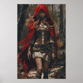 Fantasy RPG Boek Hoesje Kunst - Dungeons and Drago Poster