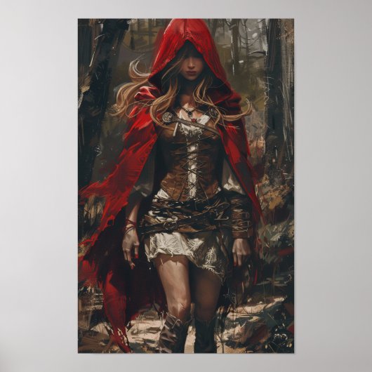 Fantasy RPG Boek Hoesje Kunst - Dungeons and Drago Poster (Voorkant)