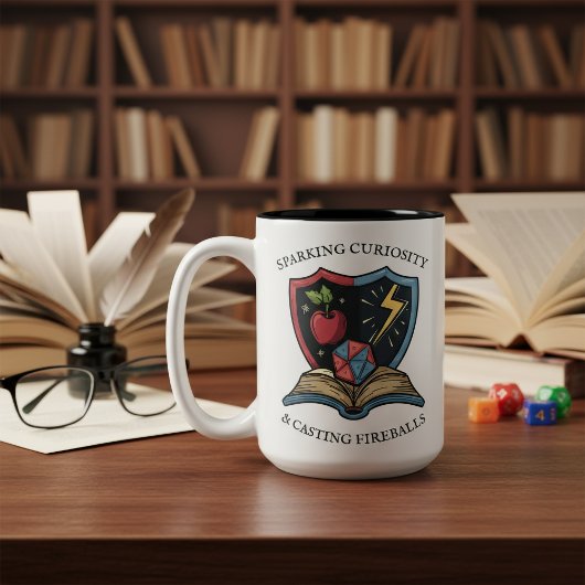 Fantasy RPG Leraar Dank U Tweekleurige Koffiemok