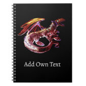 Fantasy Ruby Reds Dragon Notitieboek (Voorkant)