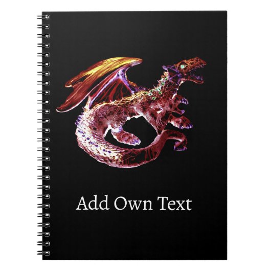 Fantasy Ruby Reds Dragon Notitieboek (Voorkant)
