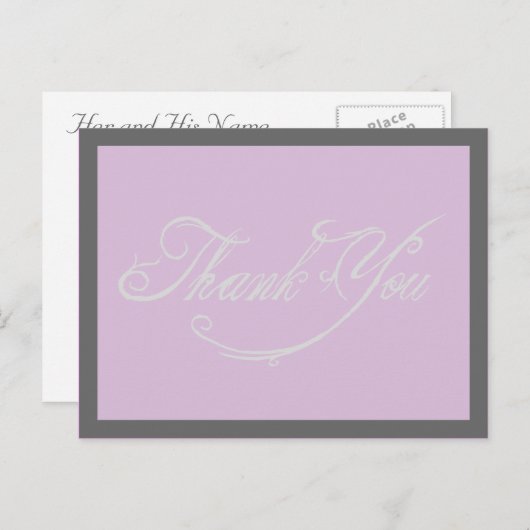 Fantasy Rustic Wedding Dank u Briefkaarten (Voorkant / Achterkant)