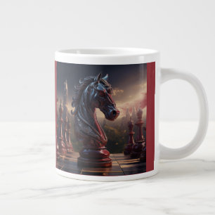 Fantasy Schaak Scene - Paard Grote Koffiekop
