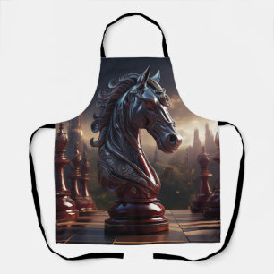 Fantasy Schaak Scene - Paard Schort
