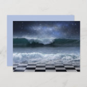 fantasy-schaakbord-briefkaart briefkaart (Voorkant / Achterkant)