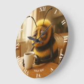 Fantasy Schattig Erg Moe Bees Grote Klok (Hoek)
