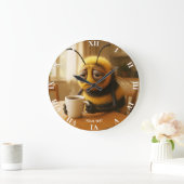 Fantasy Schattig Erg Moe Bees Grote Klok (Huis)