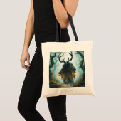 Fantasy Schattig Kolossaal Schaduwrijk Monster Tote Bag (Voorkant (product))