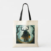 Fantasy Schattig Kolossaal Schaduwrijk Monster Tote Bag (Achterkant)
