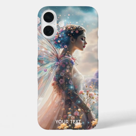 Fantasy Schattig Meisje Tuin Bloemen Case-Mate iPhone Case (Achterkant)
