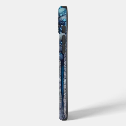 Fantasy Schattige Abstract Bos Maan Case-Mate iPhone Case (Achterkant / Links)