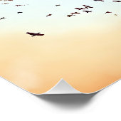 Fantasy Schattige Afrika Dieren Kaart Perfect Poster (Hoek)