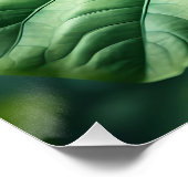 Fantasy Schattige Baby Elephant Leaf Perfect Poster (Hoek)