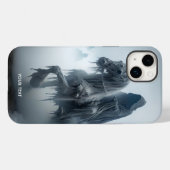Fantasy Schattige Battle Man Paard Case-Mate iPhone Case (Achterkant (horizontaal))