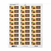 Fantasy Schattige Bee Bug Sun Etiket (Full Sheet)