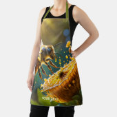 Fantasy Schattige Bee Flowers Zon Schort (Insitu)