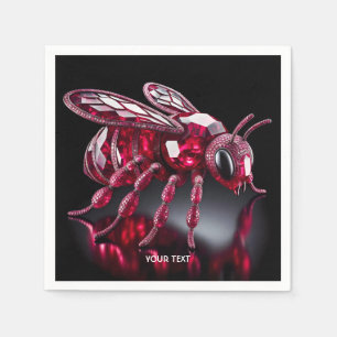 Fantasy Schattige Bee Ruby Diamonds Servet