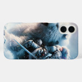 Fantasy Schattige Beer Vrouw Warrior Case-Mate iPhone Case (Achterkant (horizontaal))