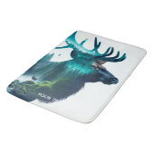 Fantasy Schattige Big Elk Landscape Badmat (Gekanteld)