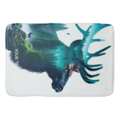 Fantasy Schattige Big Elk Landscape Badmat (Voorkant)