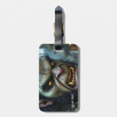 Fantasy Schattige Big Strong Warrior Bagagelabel (Achterkant verticaal)